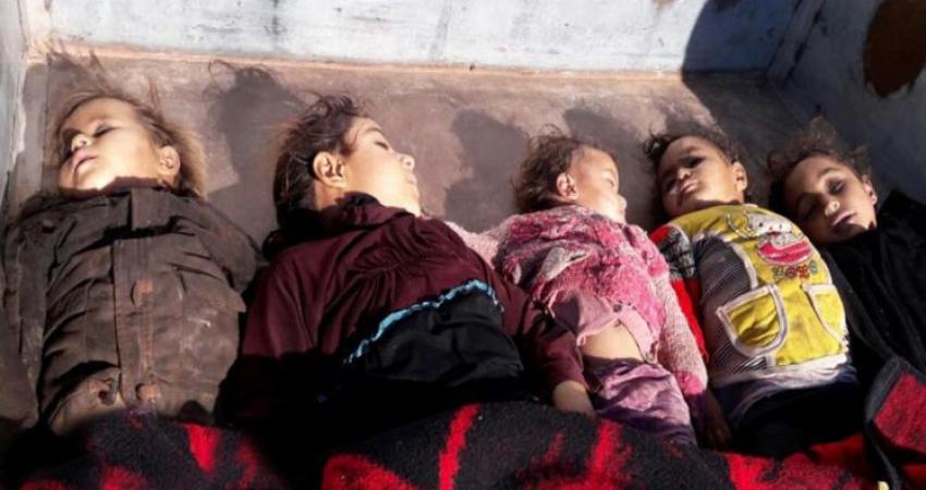مئة قتيل بقصف جوي بالغازات السامة في حماة