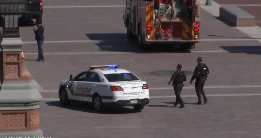 الشرطة الأمريكية بعد حادث إطلاق نار في الكونجرس الأمريكي