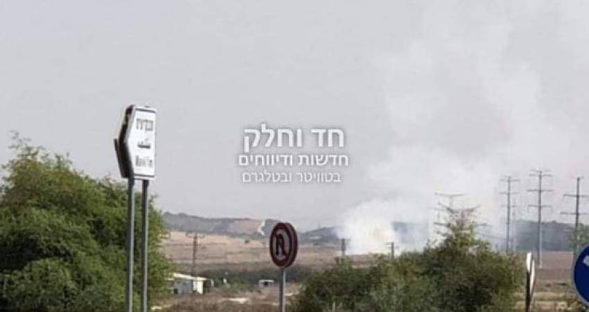 سقوط صاروخ أطلق من غزة في عسقلان