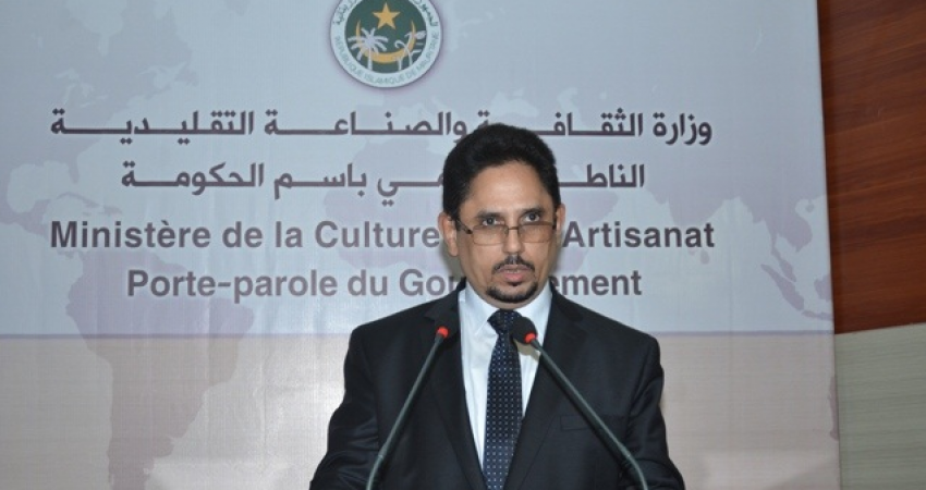 وزير الثقافة الناطق الرسمي باسم الحكومة الموريتانية محمد أمين ولد الشيخ