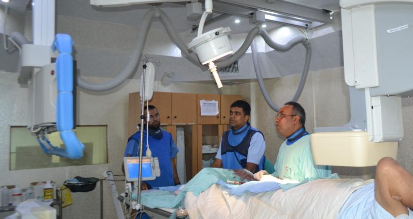 إنقاذ ساق مريض من البتر بمستشفى الخدمة العامة