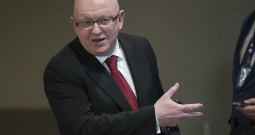 Russian Ambassador to the United Nations Vassily Nebenzia ap