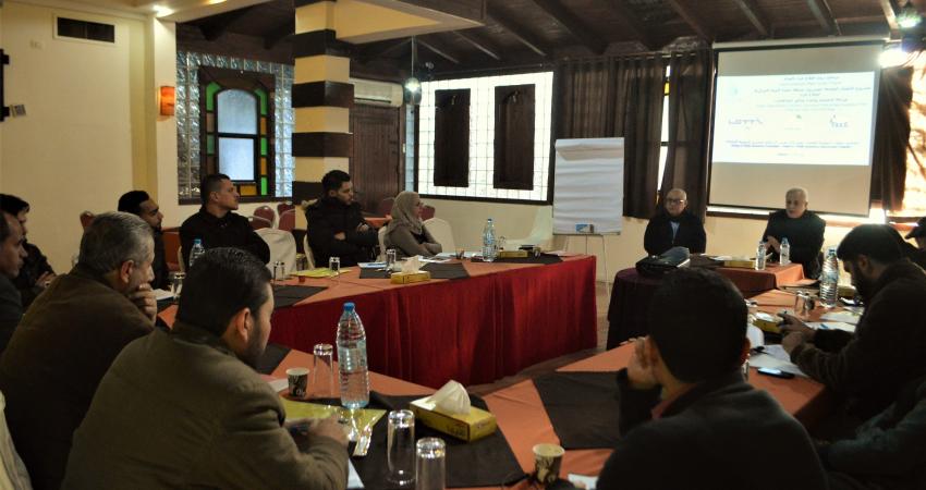 غزة: اختتام دورة تدريبية حول حملات التوعية في قطاع المياه