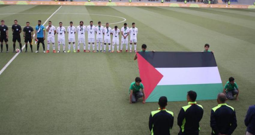 مشاركة الأولمبي الفلسطيني في بطولة التضامن