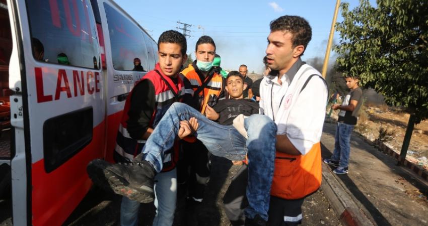 إصابة طفل فلسطيني برصاص الاحتلال