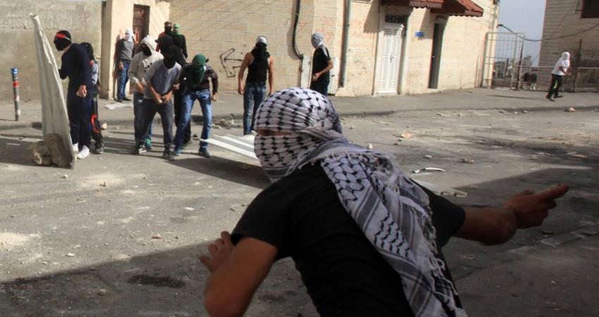 صورة مواجهات مع الاحتلال بحي رأس العمود بالقدس