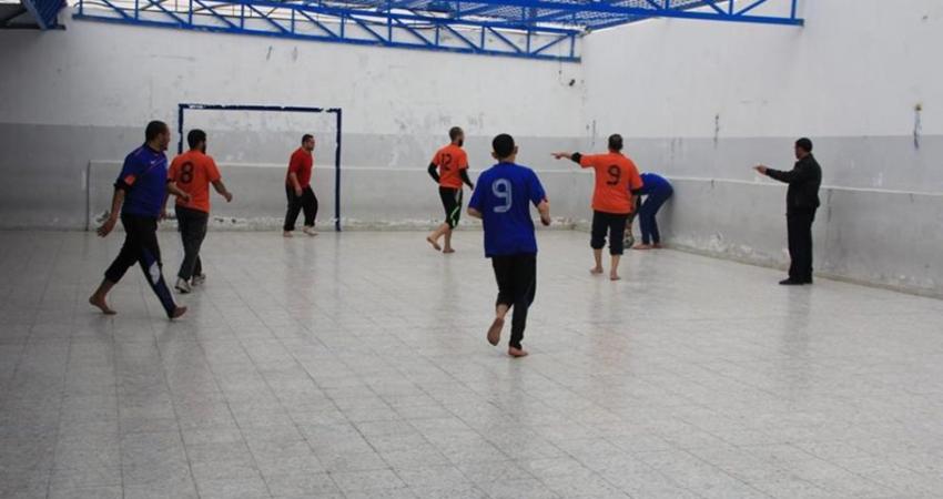 دوري كرة قدم لنزلاء الداخلية بخانيونس