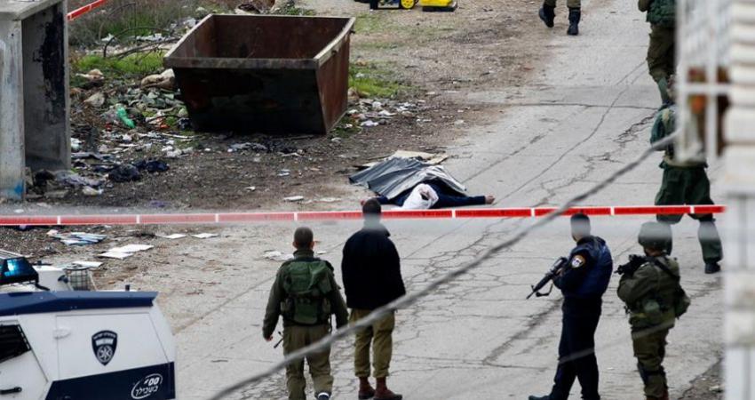 لحظة إصابة الطفلة لمى البكرى برصاص جنود الاحتلال