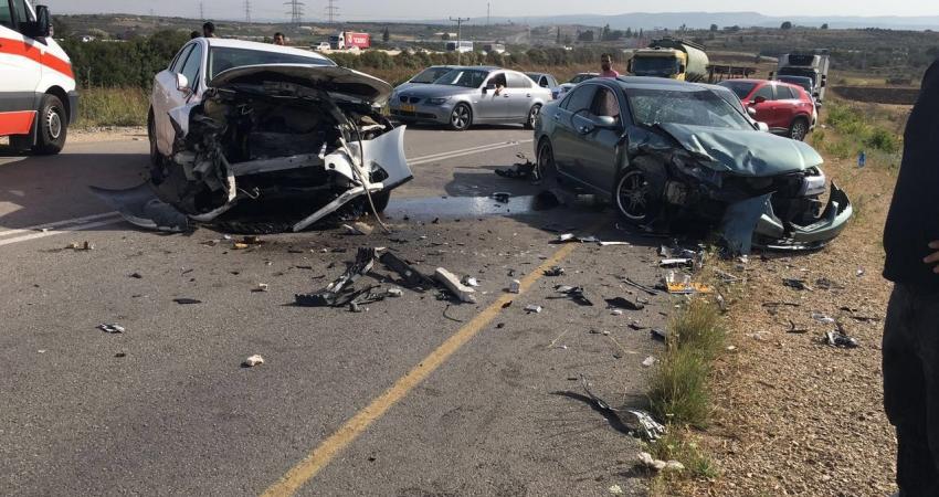 مرور غزة: إصابتان إثر حادث سير في خانيونس