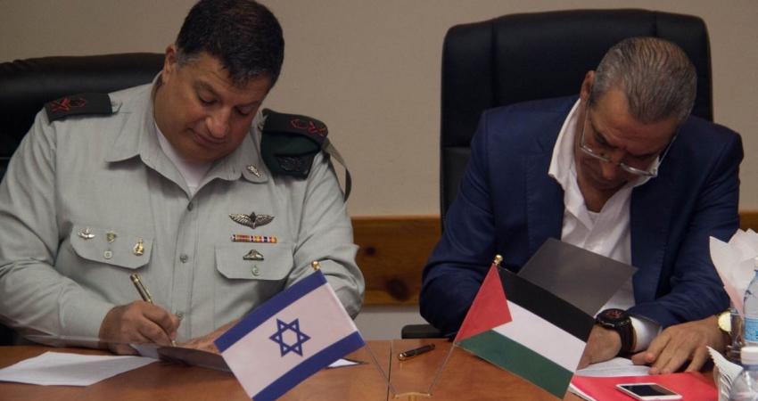 حسين الشيخ ويوآف مردخاي