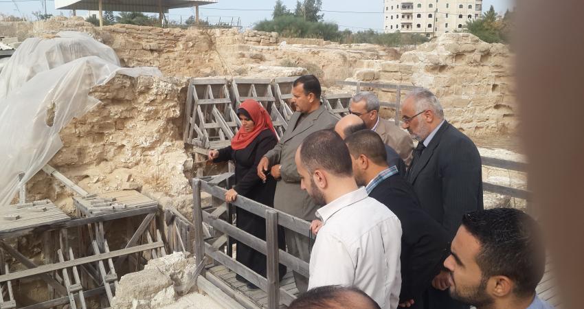 خلال تفقد جابر للمواقع الأثرية