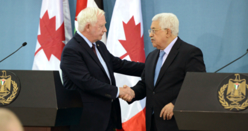 محمود عباس يطلع الحاكم العام لكندا