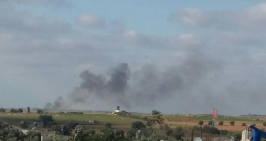 انفجار صاروخ محلي