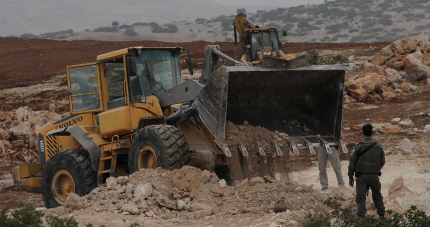 الاحتلال يهدم منشأة زراعية في قلقيلية