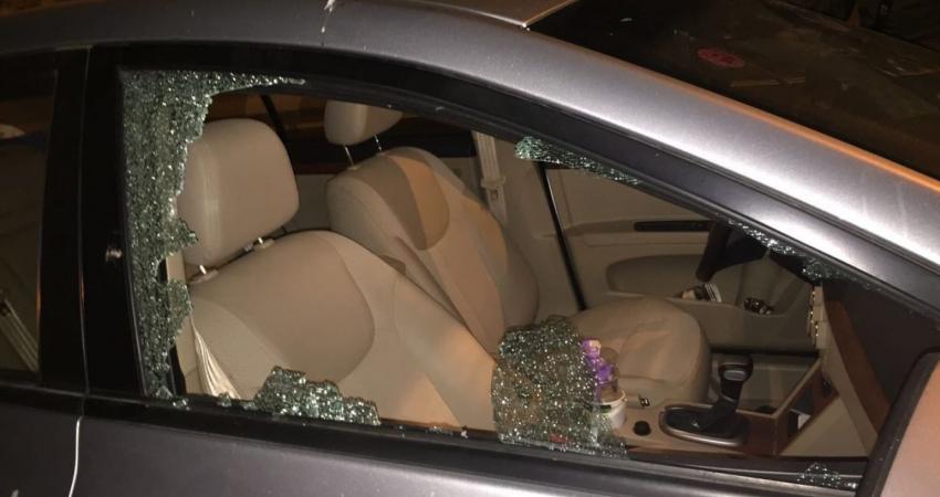 السيارة التي استشهد بها الفتى بدران