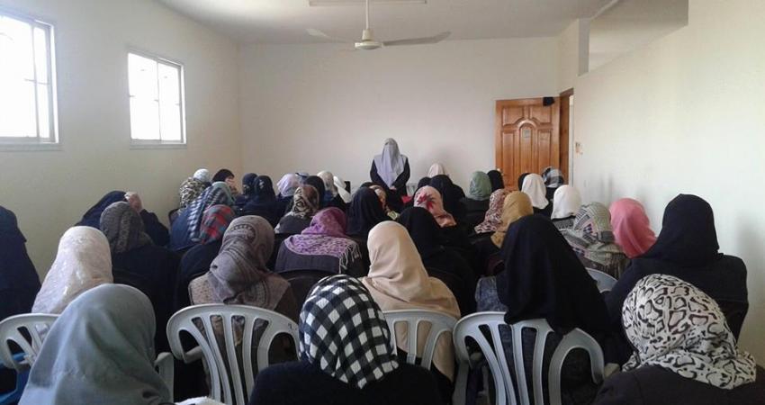 صورة خبر افتتاح الشابات المسلمات مخيم لك سيدتي الشتوي بالمغازي