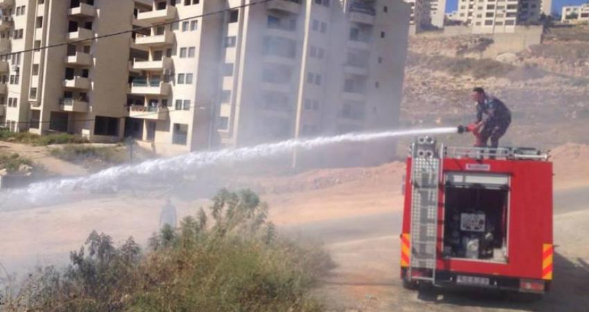 حريق منزل في بلدة الخضر