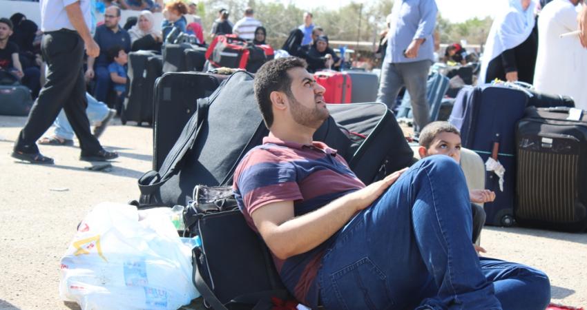 المسافرين عبر معبر رفح