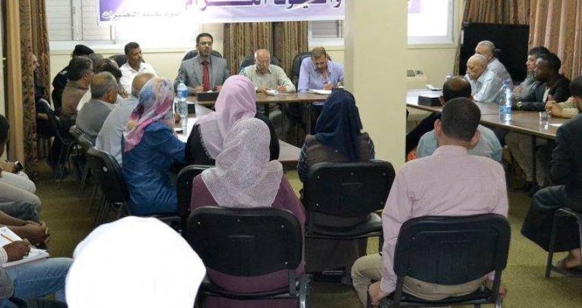 صورة خبر عقد بلدية النصيرات اجتماعات تحضيرية لفصل الشتاء