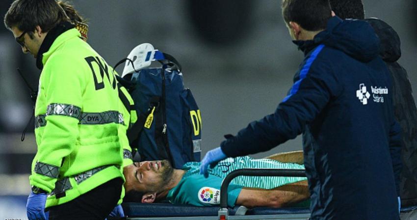 إصابة في الكاحل تغيب بوسكيتس عن برشلونة