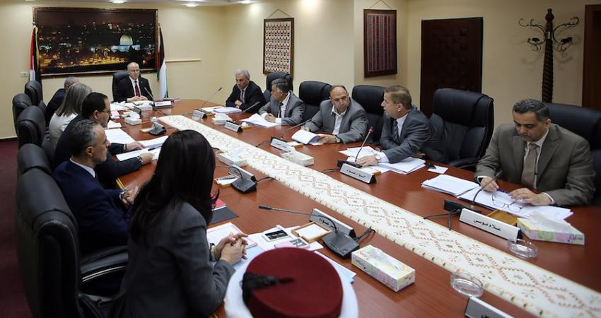 اجتماع حكومة التوافق في رام الله