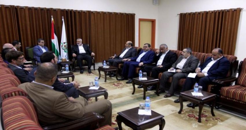 هنية يبحث مع وفد سويسري تطورات المصالحة