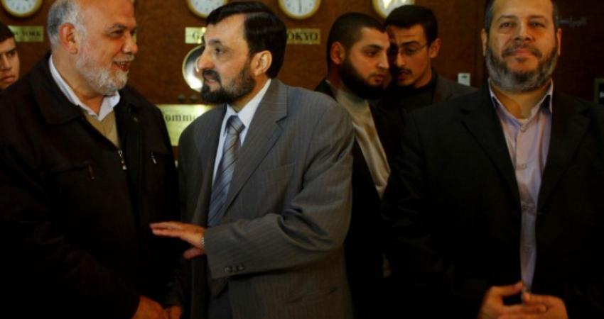وفد حركة حماس الذي أجرى مباحثات مع المخابرات المصرية