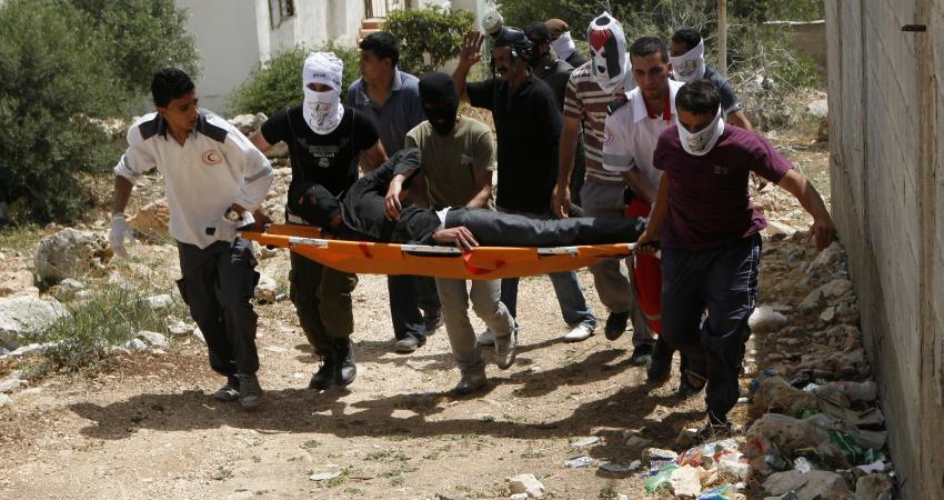 إصابة متضامن بقمع الاحتلال مسيرة كفر قدوم