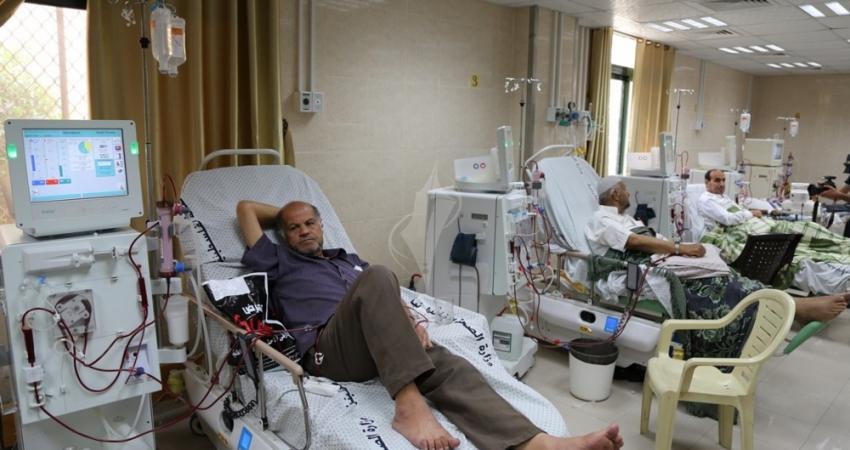 المرضى في مستشفى الشفاء بغزة