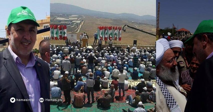 حماس تشارك في الوقفة التضامنية على الحدود اللبنانية الفلسطينية
