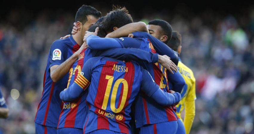 برشلونة يسحق لاس بالماس بخماسية نظيفة