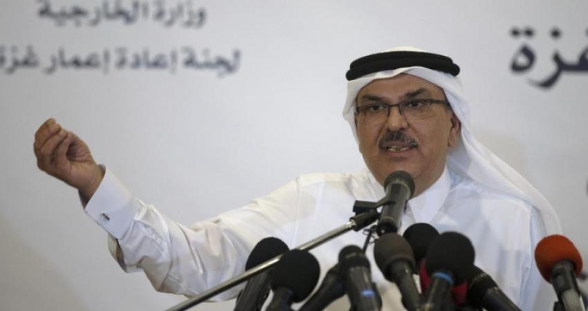 السفير العمادي يلتقي القنصل الأمريكي دونالد بلوم
