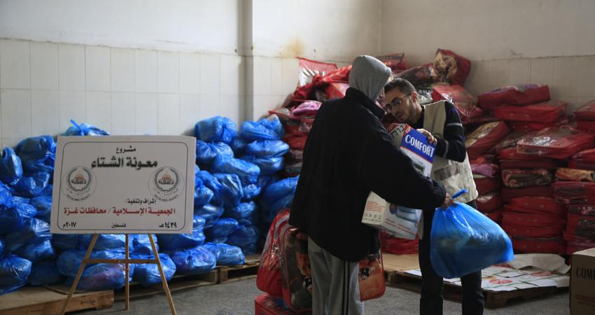 الجمعية الإسلامية تستمر بتنفيذ مشروع معونة الشتاء