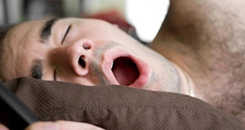 snoring-man