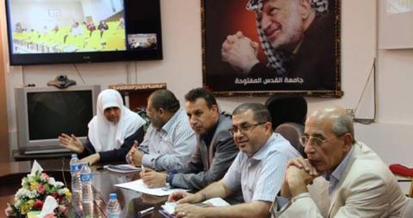 خلال لقاء مجلس العلاقات مع وفد الجنائية عبر الفيديو كونفرنس