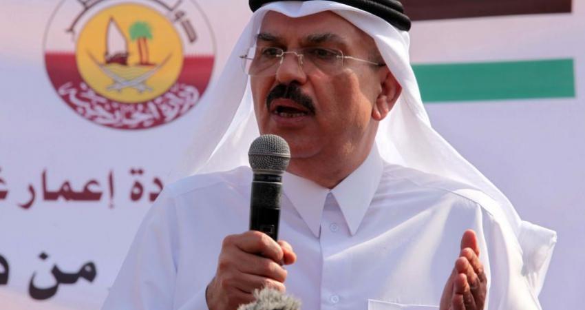 السفير العمادي يصل غزة
