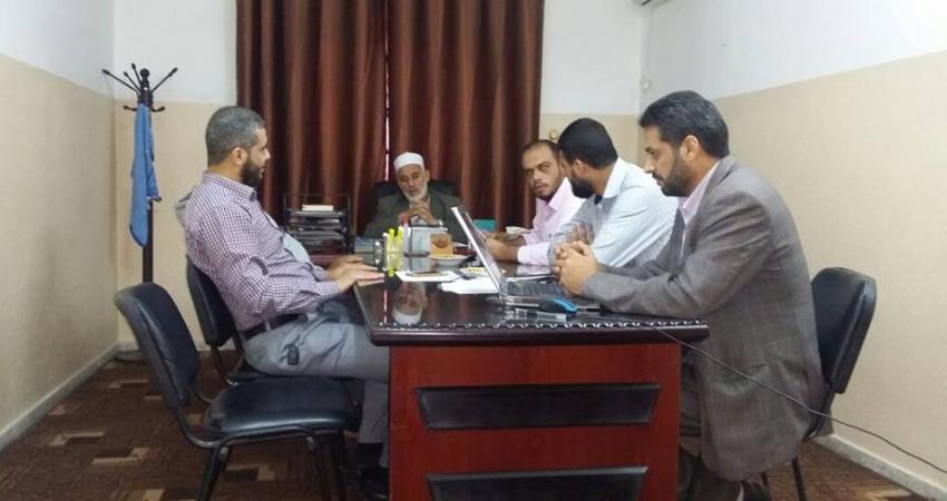 لقاء النائب الأسطل مع اللجنة الشبابية