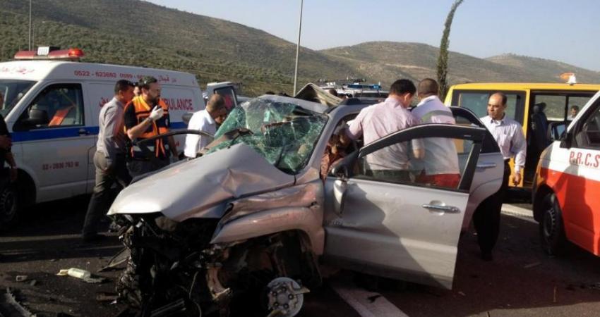حوادث سير بالضفة الغربية المحتلة