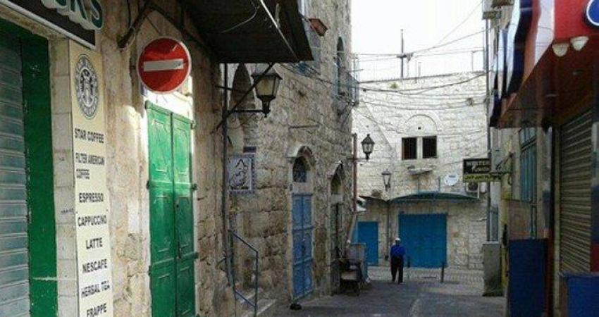 الاضراب يعم بيت لحم احتجاجا على جريمة الاحتلال