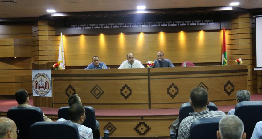 إدارة جامعة الإسراء تلتقي بالهيئة الأكاديمية الحاليين والجدد