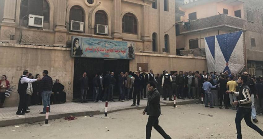 حماس تدين جريمة كنيسة مارمينا بحلوان في مصر