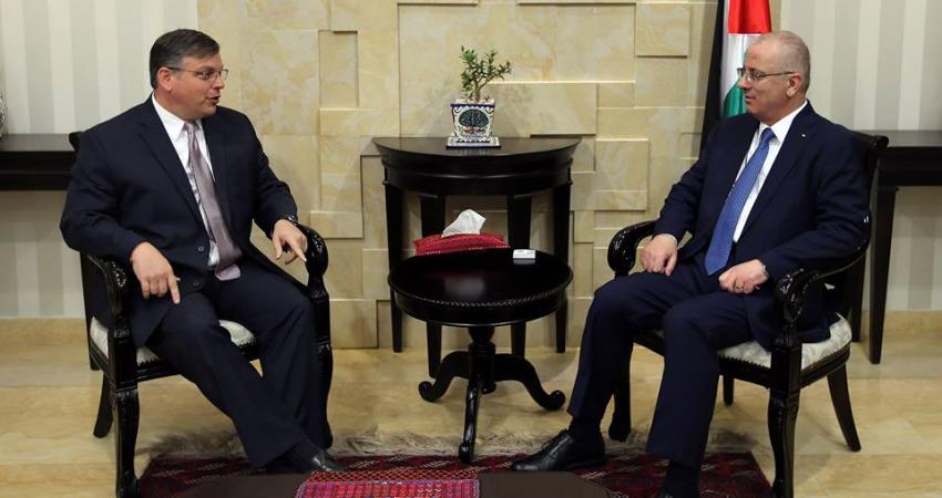 الحمد الله يستقبل القنصل الأمريكي