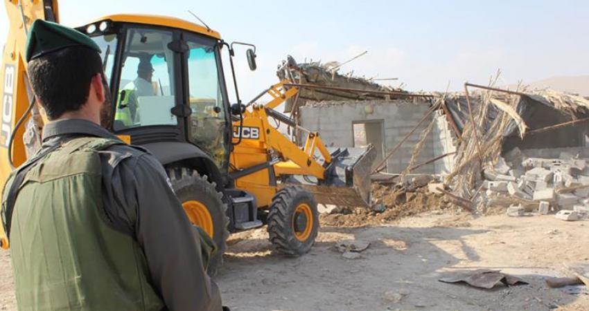 تجريف منزل في الأغوار