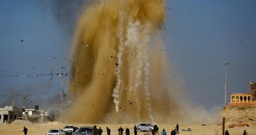 قصف إسرائيلي بغزة