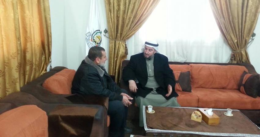 الشرافي يستقبل رئيس لجنة زكاة معسكر جباليا