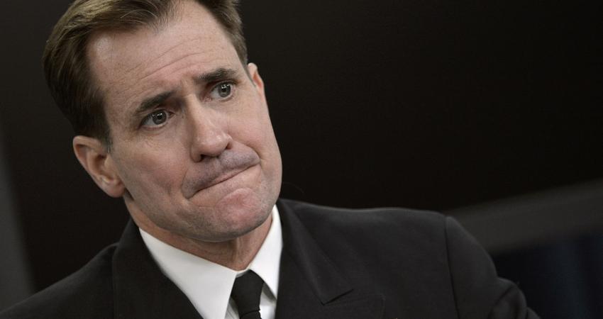U.S._Navy_Rear_Adm._John_Kirby_the_Pentagon_press_secretary_briefs_reporters_at_the_Pentagon_in_Arlington_Va._March_7_2014_140307-D-NI589-205