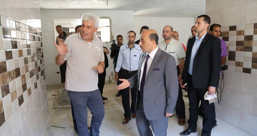 الحساينة: مطلع يناير سيشهد انتهاء إعادة اعمار أول برج سكني دمره الاحتلال