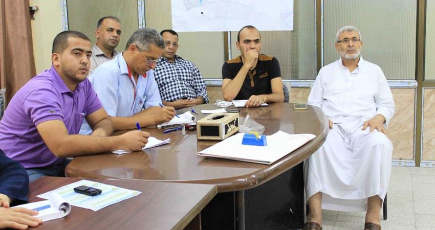 بلدية رفح تنظم ورشة عمل لبحث سبل تحسين خدمة النظافة