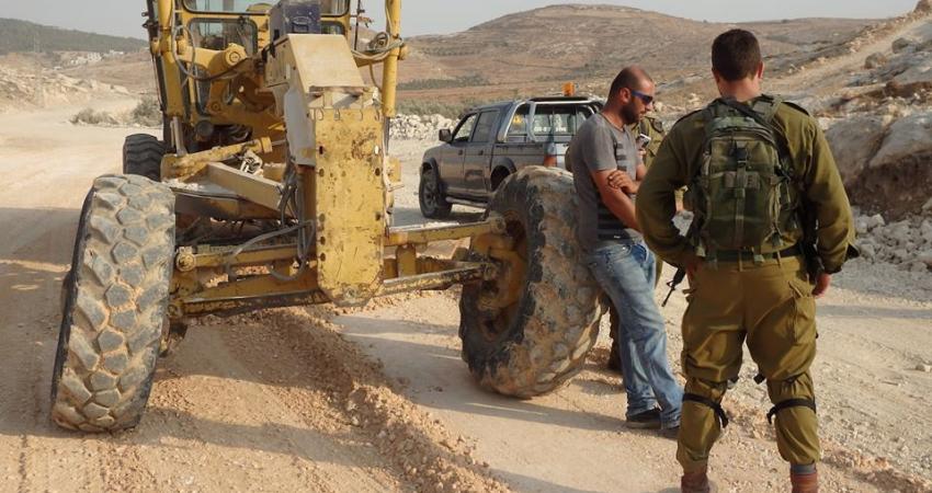 قوات الاحتلال الإسرائيلي تستولي على مركبة بطوباس