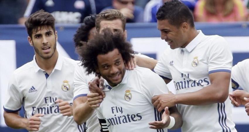 فرحة لاعبي ريال مدريد